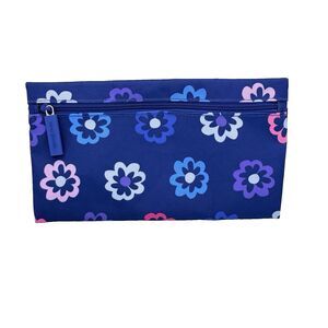Vera Bradley Ellie Flowers Lighten Up Accessory Cosmetic Pencil Bag Floral